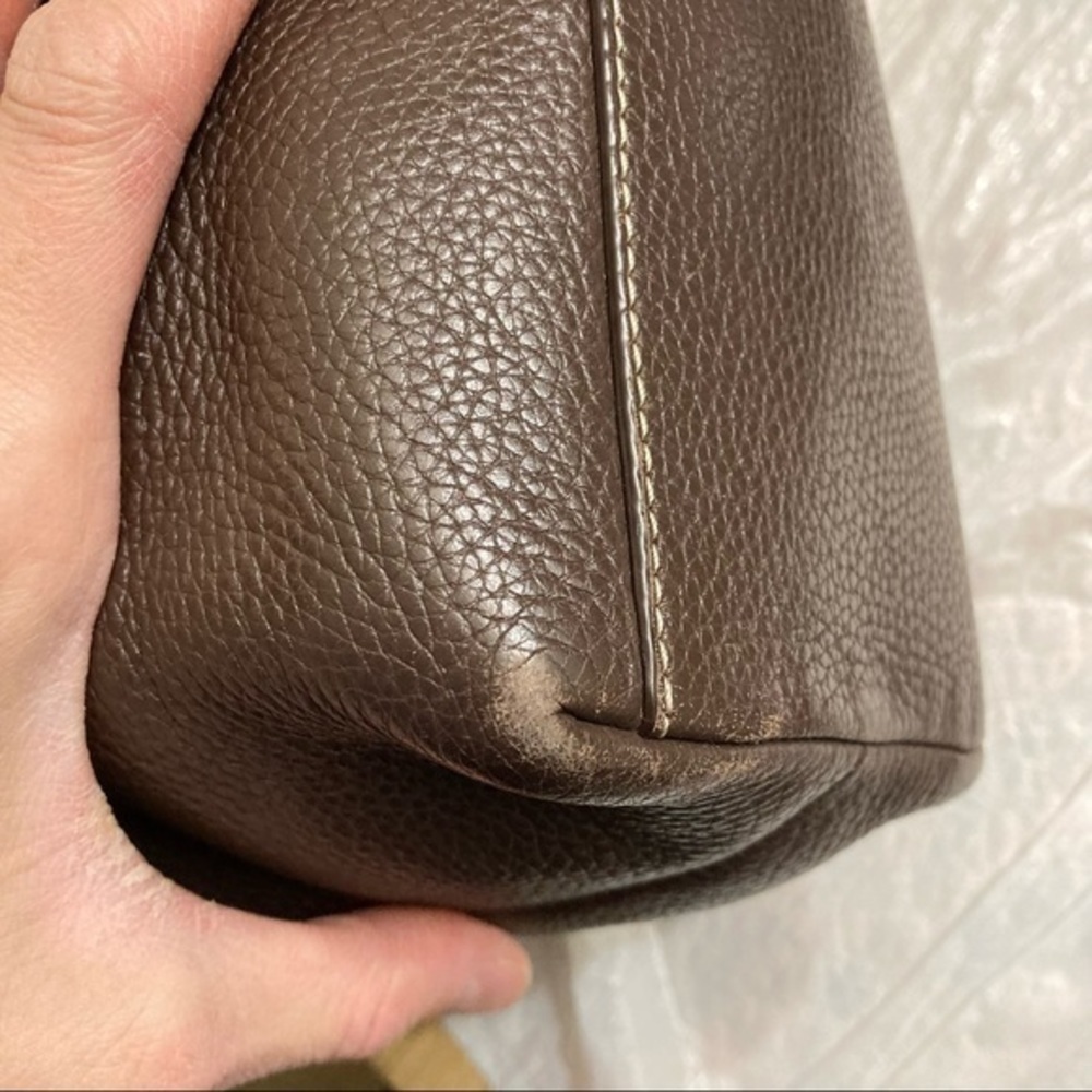 Coach brown leather tote bag - Picture 9 of 12